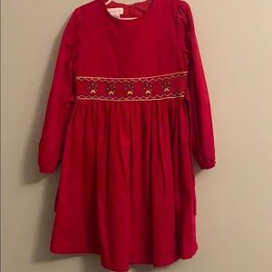 Hand Smocked Holiday Dress